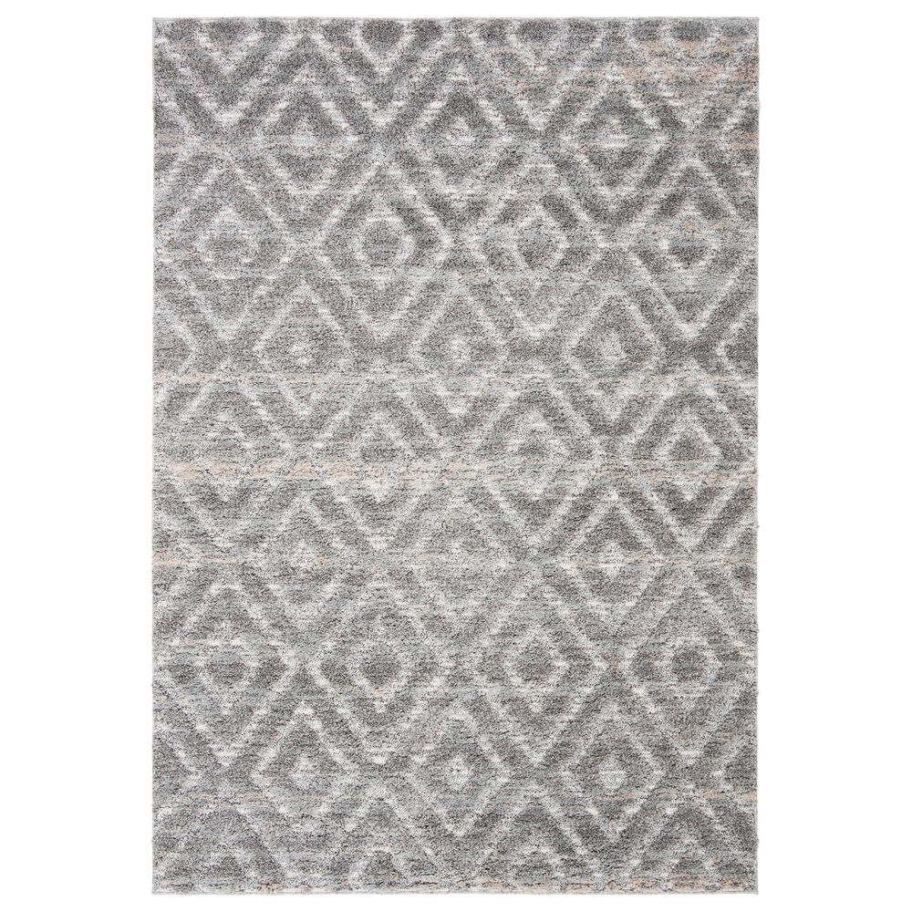 Safavieh Martha Stewart Lucia Shag MSR0782H 5"1" x 7"6" Dark Grey and Light Grey Area Rug, , large