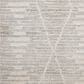 Loloi II Kamala 5"3" x 7"9" Ivory and Silver Area Rug, , large