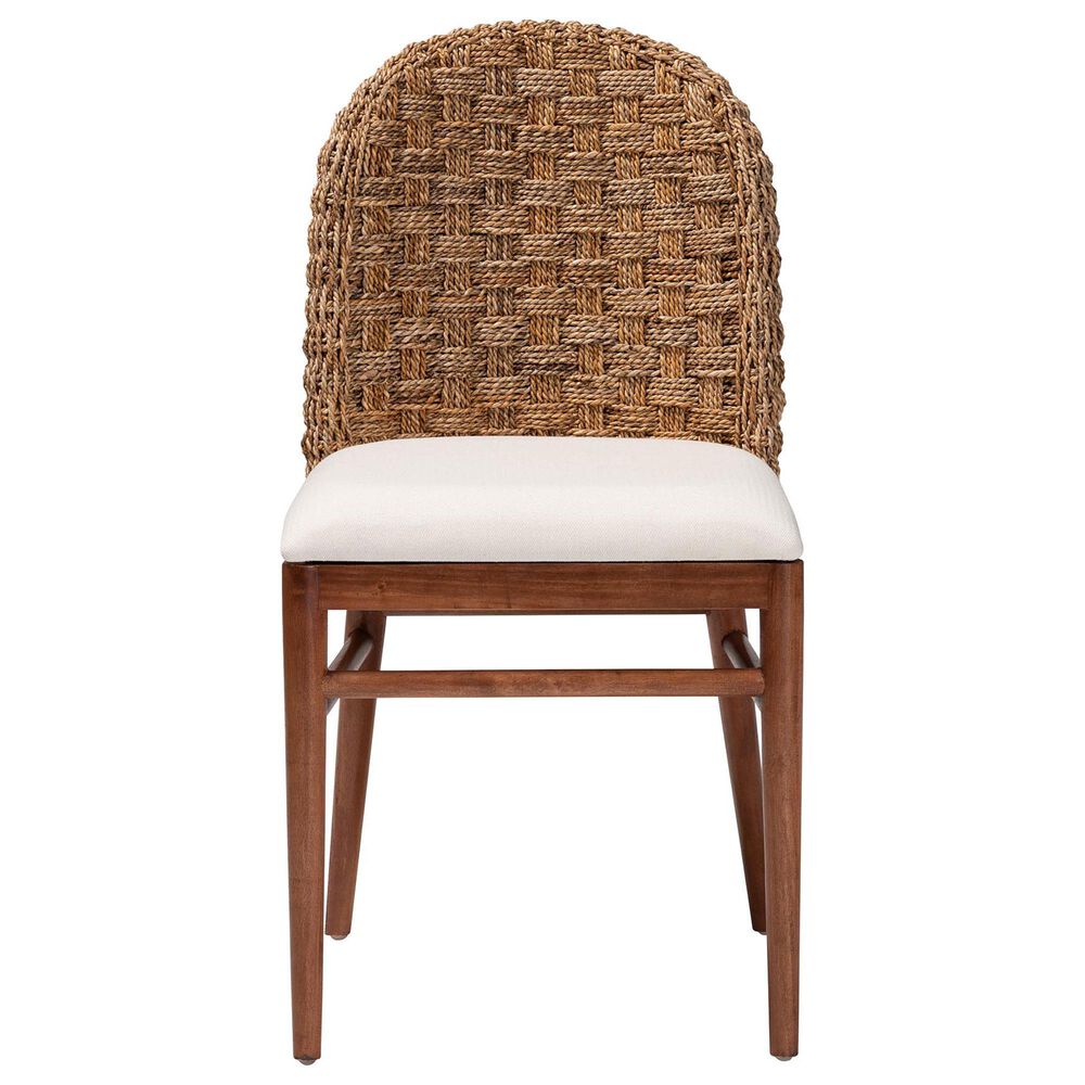 Baxton Studio Denver Side Chair in Walnut Brown, , large