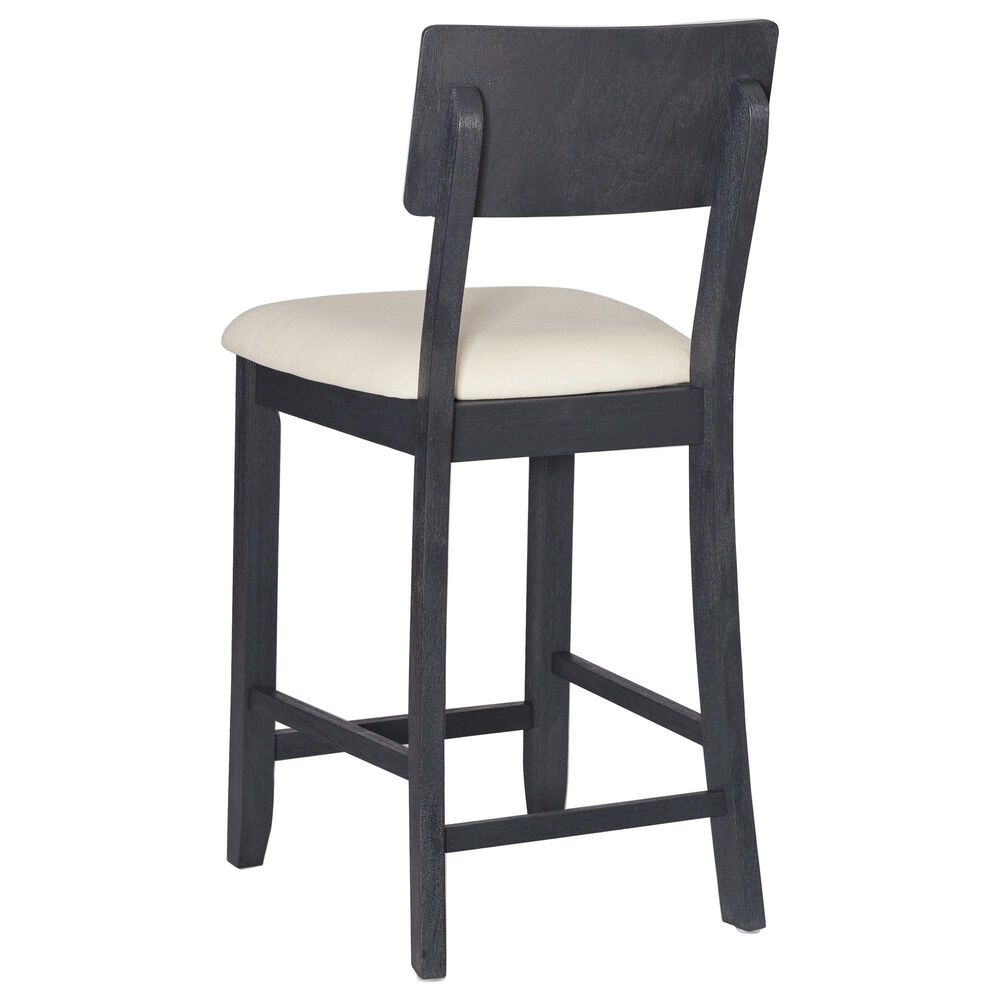 Linon Home Decor Jorissen Counter Stool in Dark Charcoal, , large