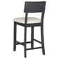Linon Home Decor Jorissen Counter Stool in Dark Charcoal, , large
