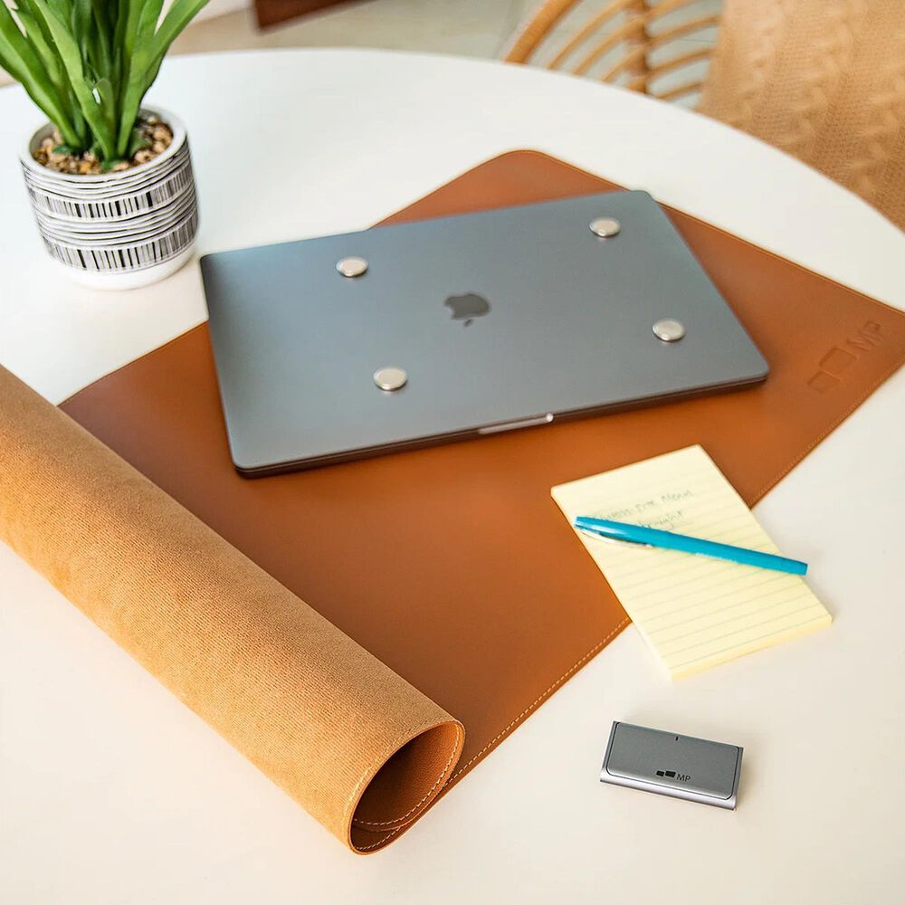 Mobile Pixels Desk Mat in Oak Brown, , large