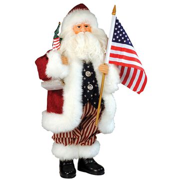 Santa"s Workshop 15" American Santa in Multicolor, , large