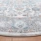Safavieh Oregon 6"7" Round Grey and Blue Area Rug, , large