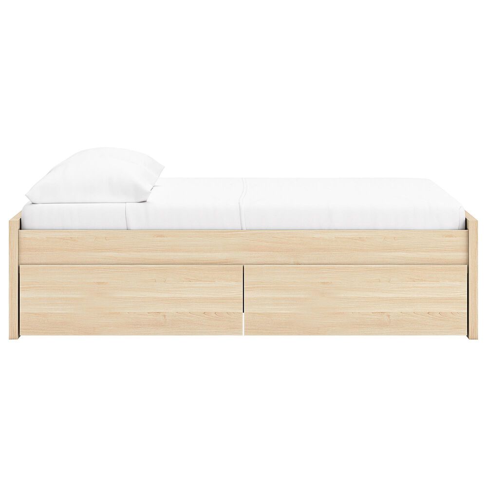 Ashley Onita Full Platform Bed with 1 Side Storage in Natural, , large
