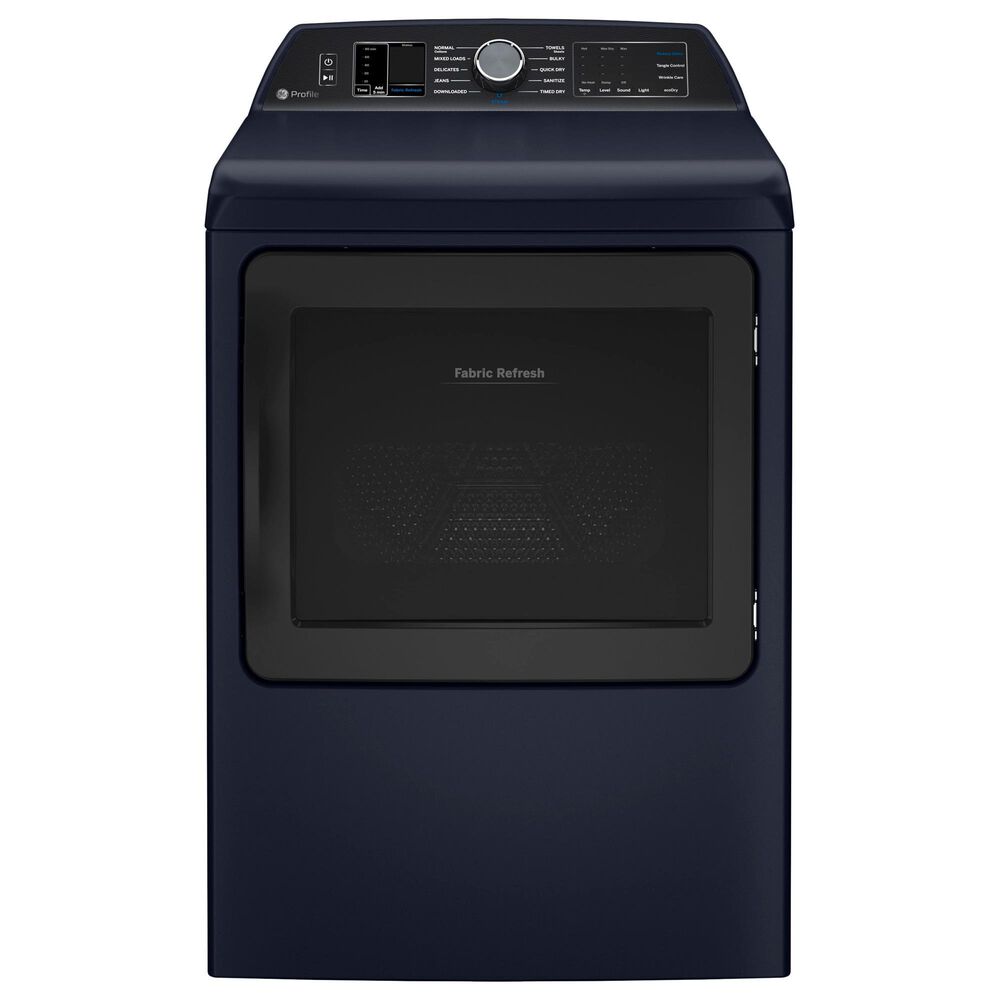 GE Profile 7.3 Cu. Ft. Smart Gas Dryer with Fabric Refresh in Sapphire Blue, , large