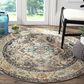 Safavieh Monaco MNC243G-5R 5" Round Grey/Light Blue Area Rug, , large