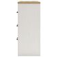 Ashley Linnocreek 3-Piece Twin Bedroom Set in White and Warm Brown, , large