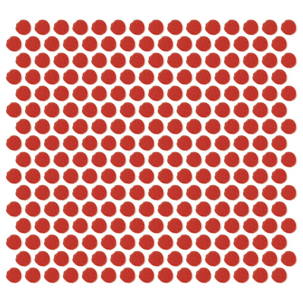 Dal-Tile Color Wheel Currant 13"" X 11"" Ceramic Mosaic Sheet, , large