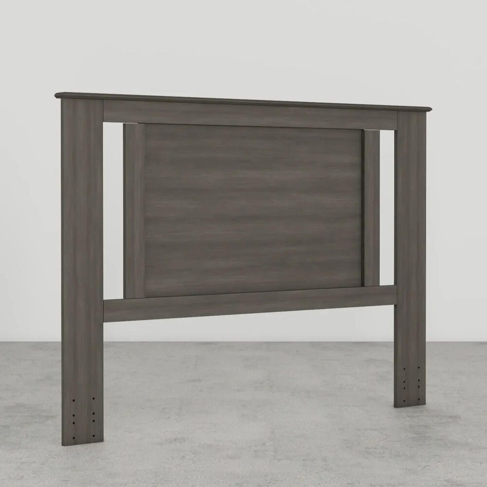 Lemoore Essential Full/Queen Panel Headoard with Side Style in Storm Grey, , large