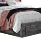 Ashley Baystorm King Panel Bed with 4 Storage Drawers in Gray, , large