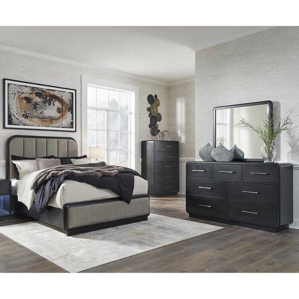 Millenium Rowanbeck 3-Piece Queen Bedroom Set in Black, , large