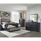 Millenium Rowanbeck 3-Piece Queen Bedroom Set in Black, , large