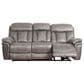 Blue River Estelle Power Reclining Sofa in Gunmetal, , large