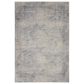Nourison Rustic Textures Ivory and Light Blue 3"11" x 5"11" Area Rug, , large