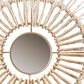 Hearth and Haven 20.5" x 20.5" Round Metal Frame and Mirror Wall Decor in Natural (Set of 3), , large