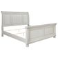 Ashley Robbinsdale California King Sleigh Bed in Antique White, , large