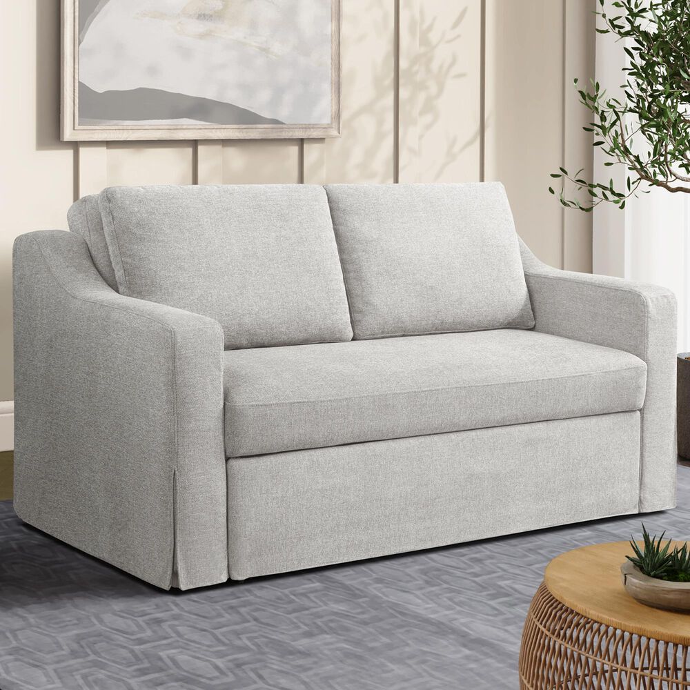 Lifestyle Solutions Haddington Convertible Loveseat in Linen, , large