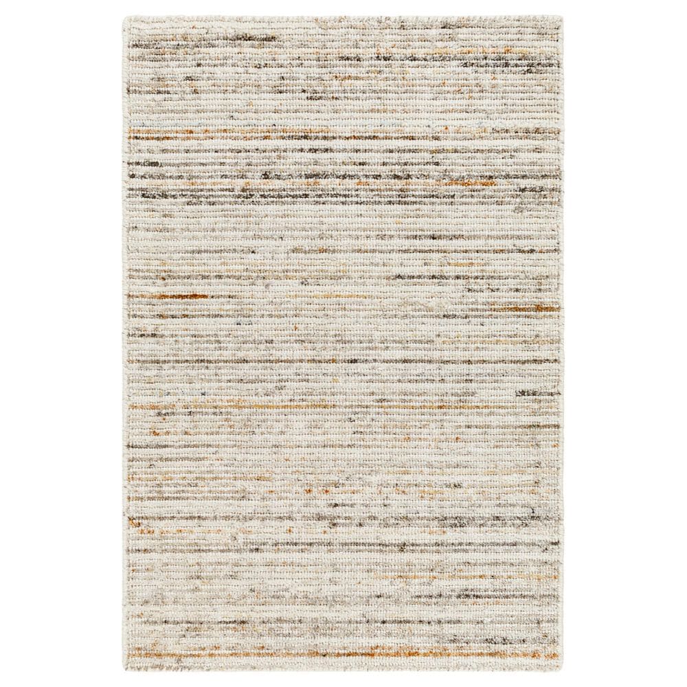 Surya Hollister HOL-2301 2" x 3" Silver Gray, Light Gray, Medium Gray, Brick Red Area Rug, , large