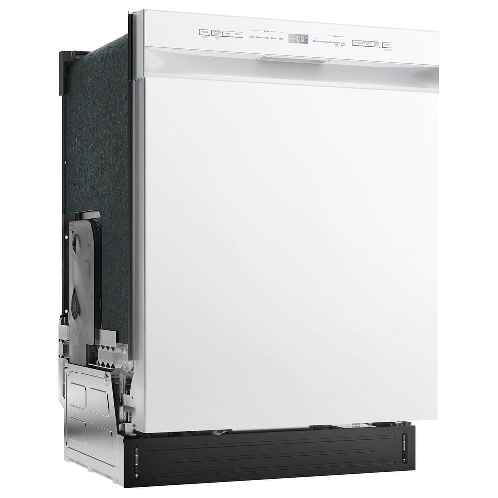 Midea 24" Built-In Front Control Dishwasher in White, , large