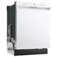 Midea 24" Built-In Front Control Dishwasher in White, , large