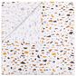 Babyletto Terrazzo Muslin Swaddle in White, , large