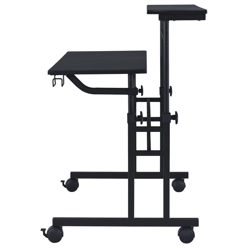 Rta Products Llc Galaxy Rolling Writing Desk in Black, , large