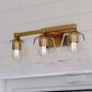 Vaxcel Wallingford 3-Light Bathroom Vanity in Modern Gold, , large