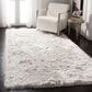 Safavieh Ocean Shag OCG101A 4" x 6" Ivory Area Rug, , large