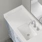 37B Fenwick 48" Single Bathroom Vanity in Soft Blue with Glossy White Composite Stone Top and Backsplash, , large