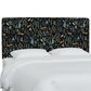 Rifle Paper Co Crafted by Cloth & Company Elly Full Headboard in Menagerie Black, , large