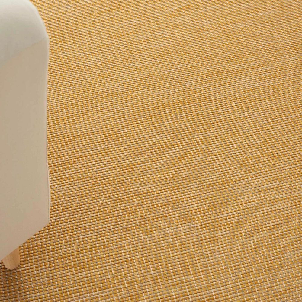 Nourison Positano 7&#39; x 10&#39; Yellow Indoor/Outdoor Area Rug, , large