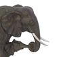 Maple and Jade Eclectic Elephant Sculpture in Dark Grey, , large