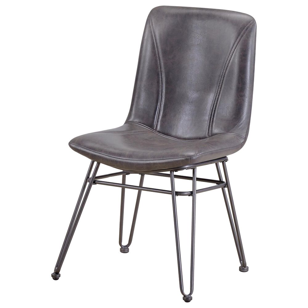 Steve Silver Derek Side Chair in Black, , large
