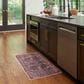 Nourison Grand Washables 2" x 4" Navy Brick Area Rug, , large