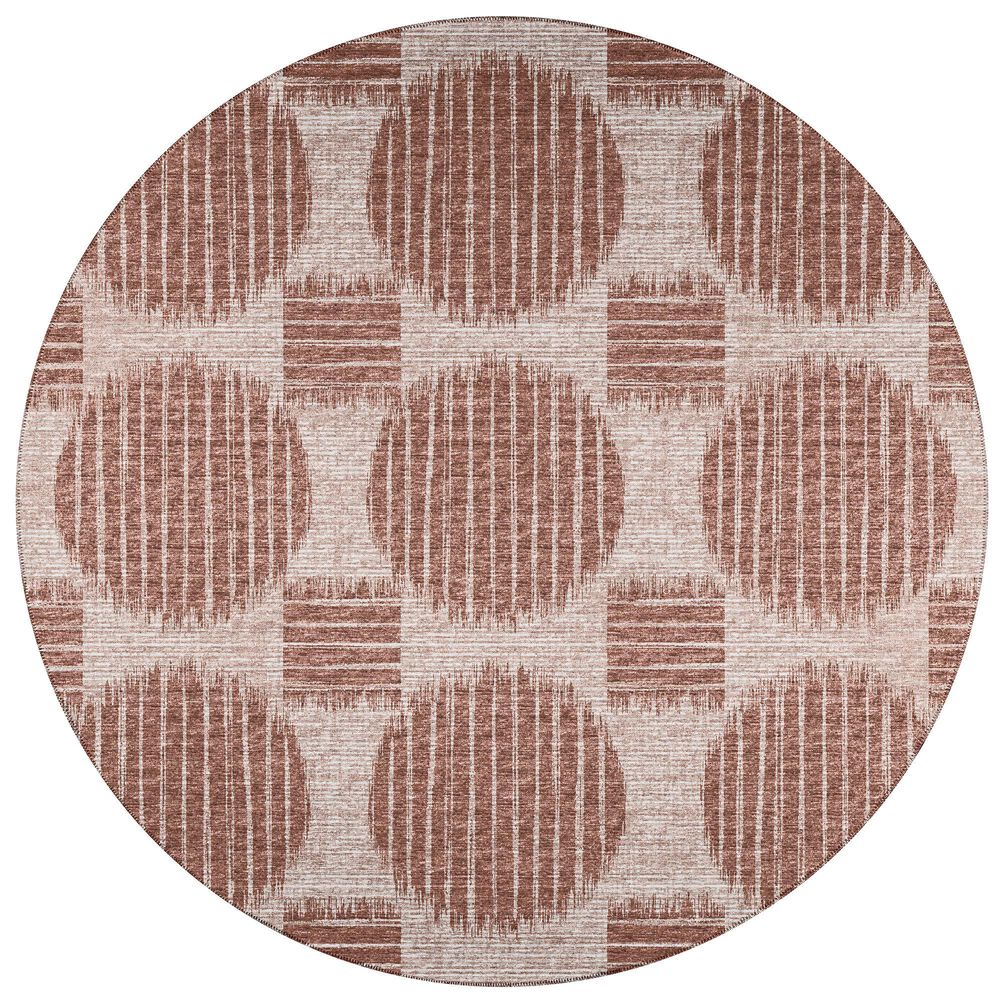 Dalyn Rug Company Sedona 10" Round Driftwood Indoor/Outdoor Area Performance Rug, , large