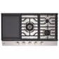 LG Studio 36" UltraHeat Gas Cooktop with EasyClean in Stainless Steel, , large