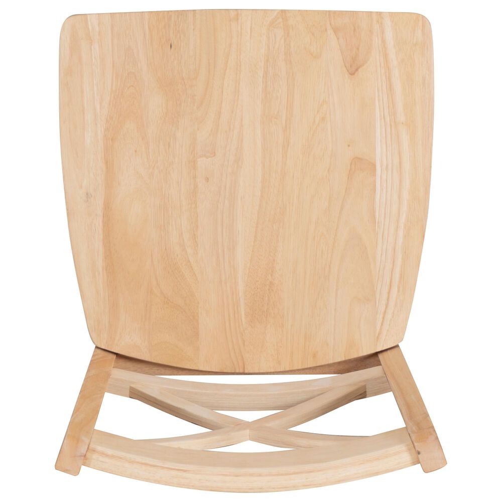 Linon Home Decor Torino X-Back Counter Stool in Natural Unfinished, , large
