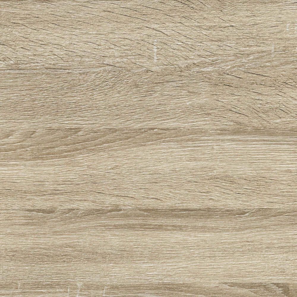 HOMLUX 40" Computer Desk with Open Side Shelves in Sonoma Oak and White, , large