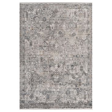 Surya Carpet, Inc. Solar 10" x 14" Gray, Light Gray, Charcoal, Black and Mustard Area Rug, , large