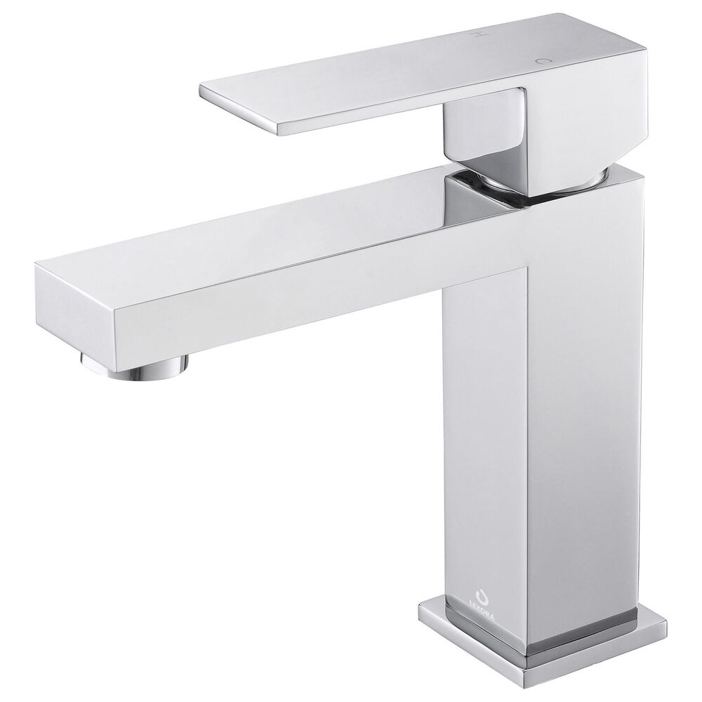 Lexora Home Monte Single Hole Bathroom Faucet in Chrome, , large