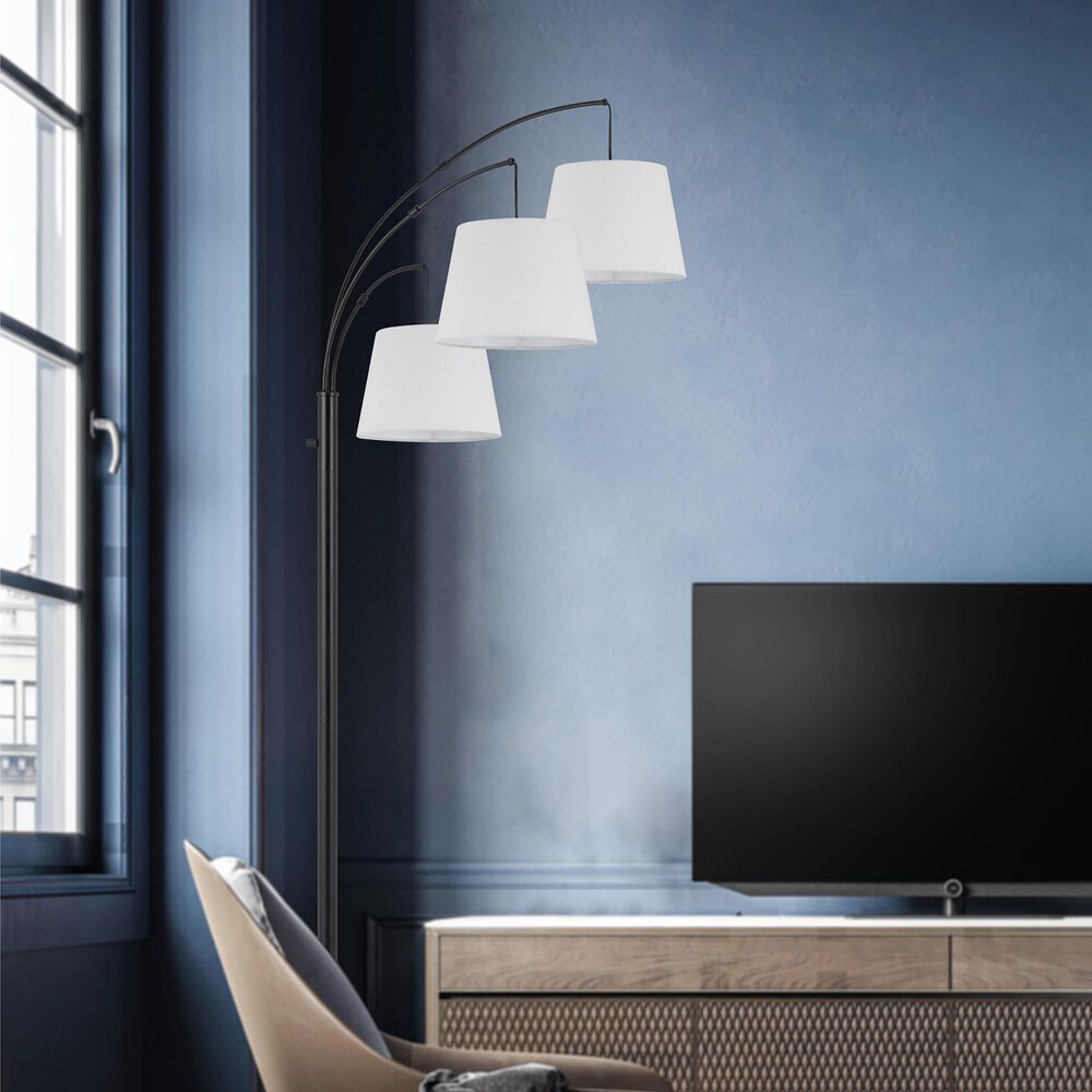 Cal Lighting Vardon Floor Lamp in Black, , large
