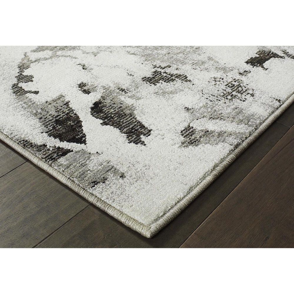 Oriental Weavers Evolution 8035B 8&#39;6&quot; x 11&#39;7&quot; Charcoal Area Rug, , large