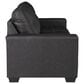 Ashley Barlin Mills Stationary Sofa and Loveseat Set in Carbon, , large