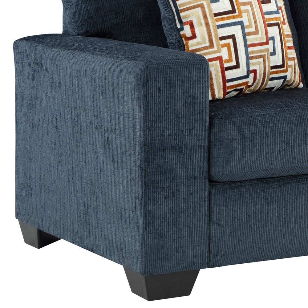 Ashley Aviemore Stationary Sofa and Loveseat Set in Ink, , large