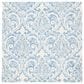Safavieh Micro-Loop MLP532M 5" Square Blue and Ivory Area Rug, , large