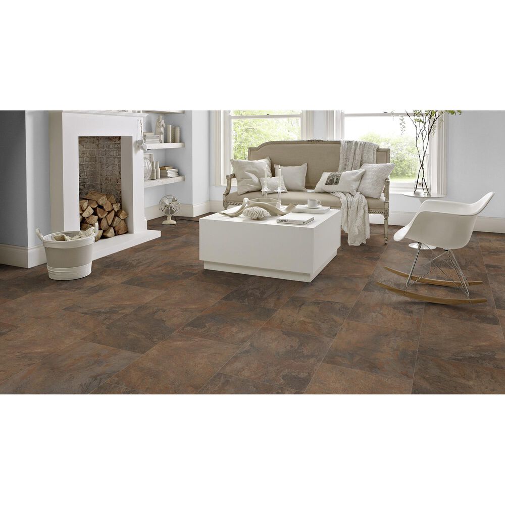 Karndean Korlok Select Antique Copper 18&quot; x 24&quot; Luxury Vinyl Tile, , large