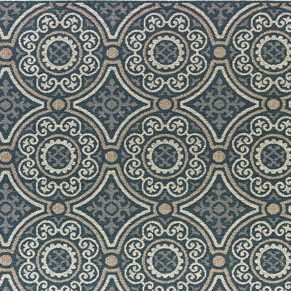 Oriental Weavers Latitude 7&#39;10&quot; x 10&#39; Blue Area Rug, , large