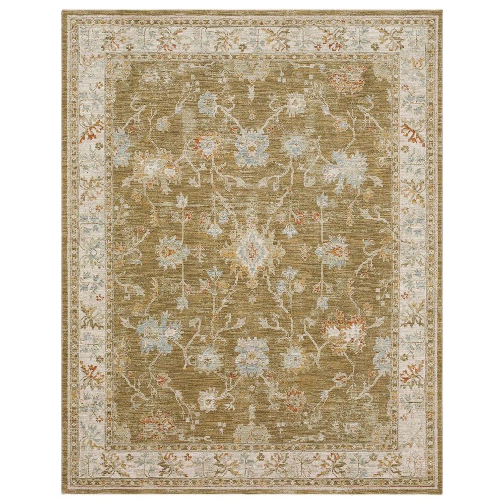 Karastan Adalia Iznik 6"7" x 9"6" Brown Area Rug, , large