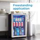 Danby 2.6 Cu. Ft. Freestanding Beverage Center in Stainless Steel, , large